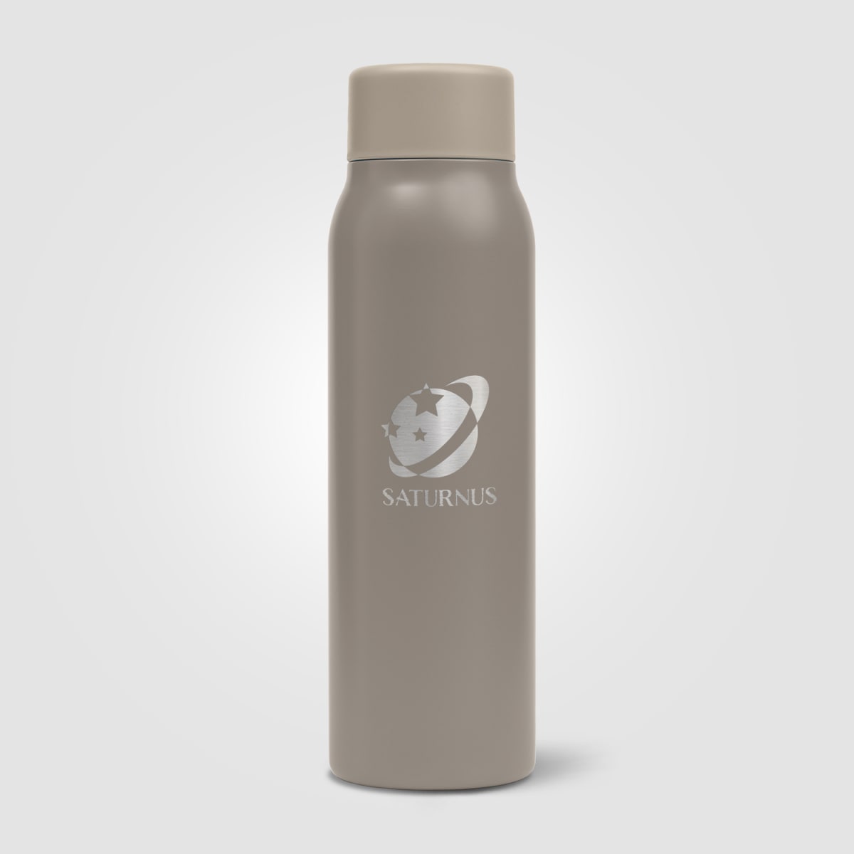 Branded Recycled Steel Carbonated Drinks Bottle 590ml