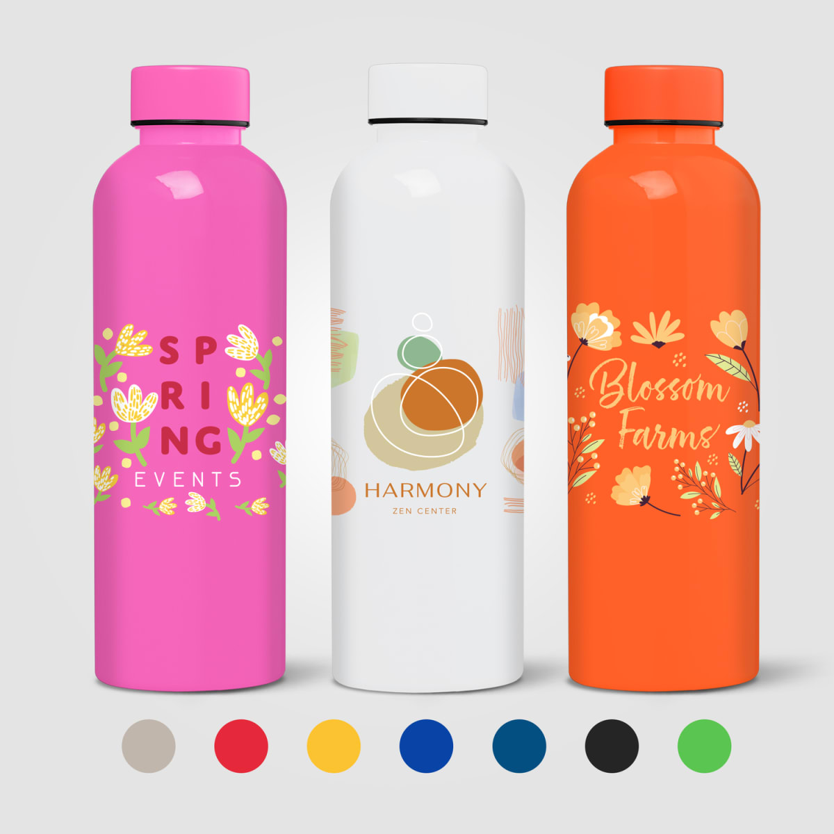 Branded Recycled PET Leakproof Water Bottle - 680ml