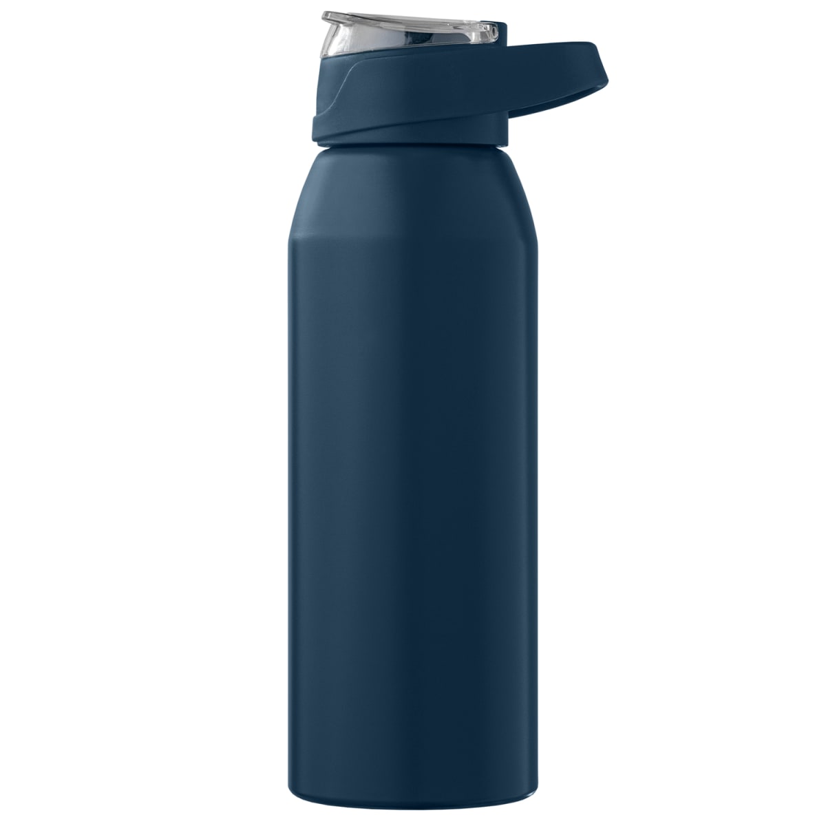 Branded 710ml Recycled Stainless Steel Sport Bottle in Navy Blue
