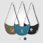 Branded Recycled Nylon Crossbody Shoulder Bag