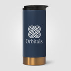 Branded Double Wall Stainless Steel Tumbler with Twist Lock Lid
