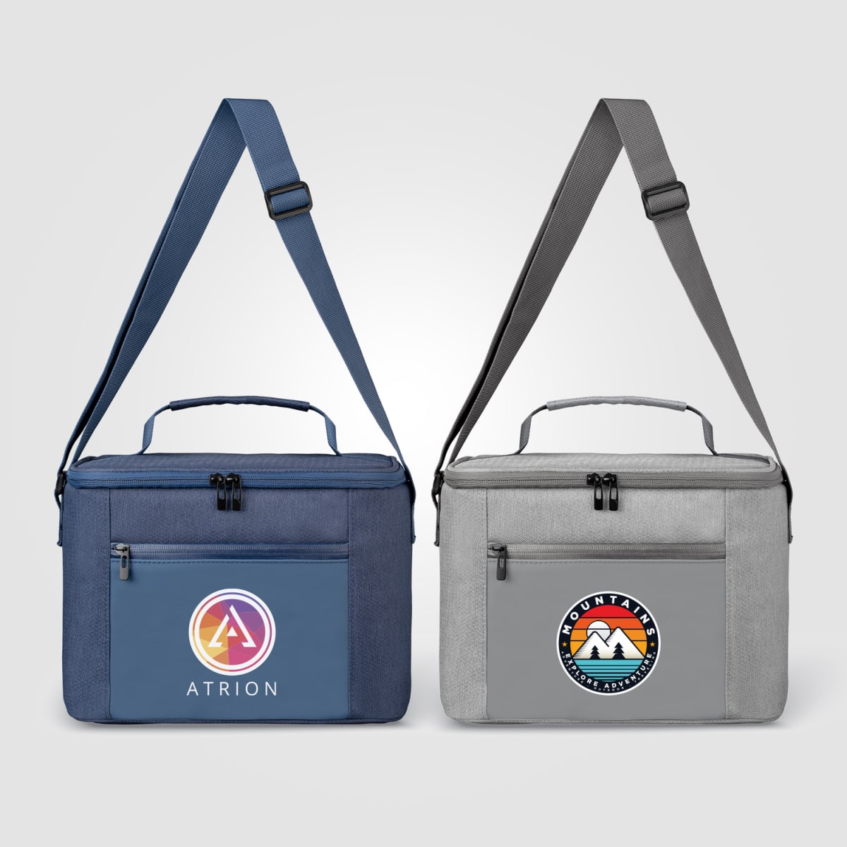 Branded rPET Zippered Insulated Cooler Bag - 10L