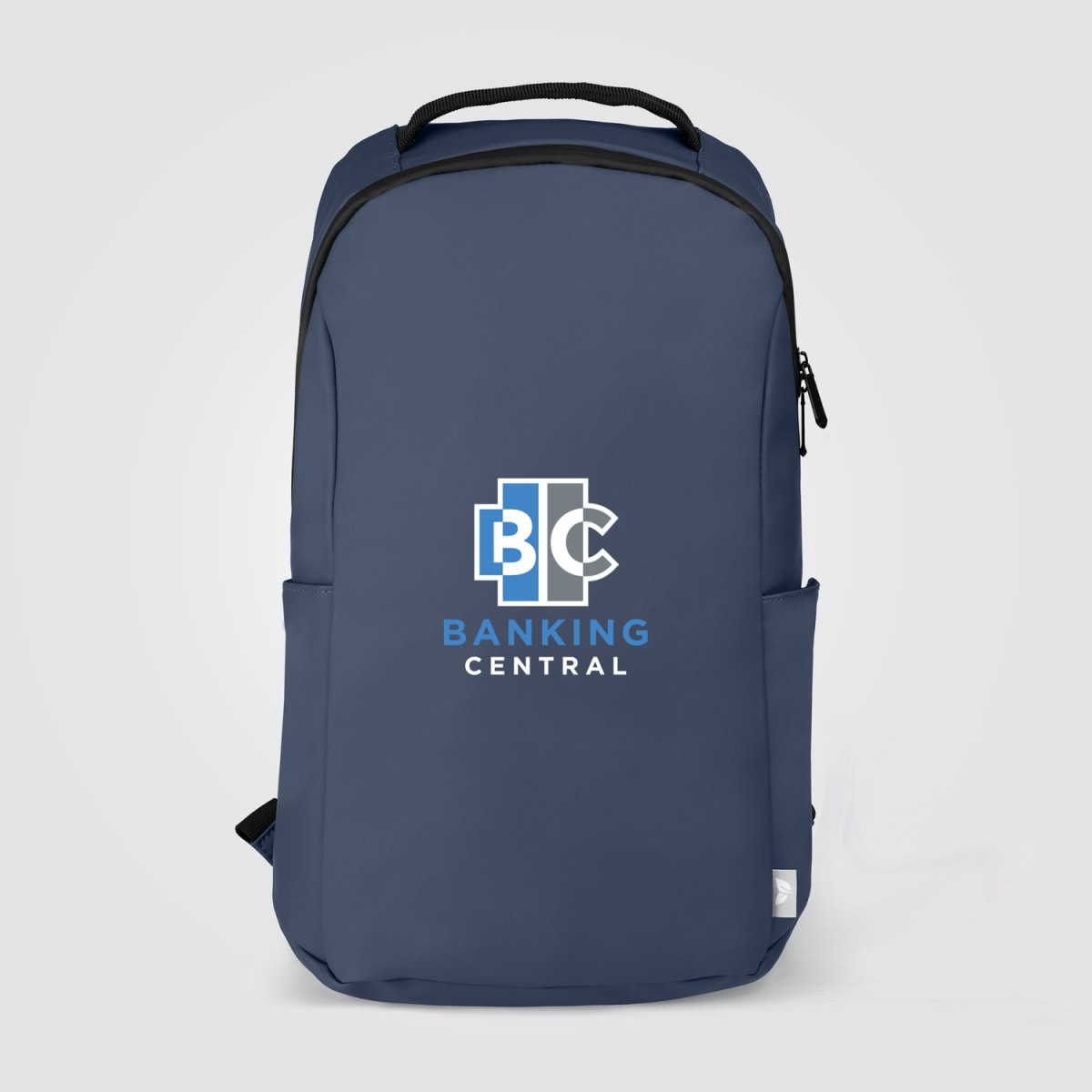 Branded Recycled PU Waterproof Laptop Backpack