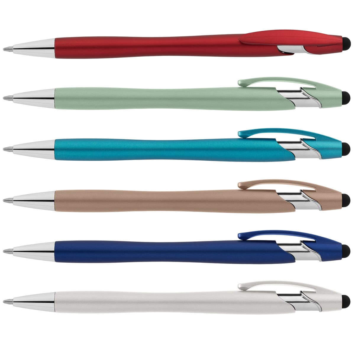 Branded Recycled Plastic Stylus Pen with Anti-Fraud Ink