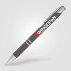 Branded Soft-Touch Aluminium Pen with Jumbo Refill