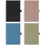 Branded A5 Spiral Notebook with Recycled Milk Carton Cover in Sage