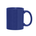 Branded Classic Colour Ceramic Coffee Mug 355 ml in Blue