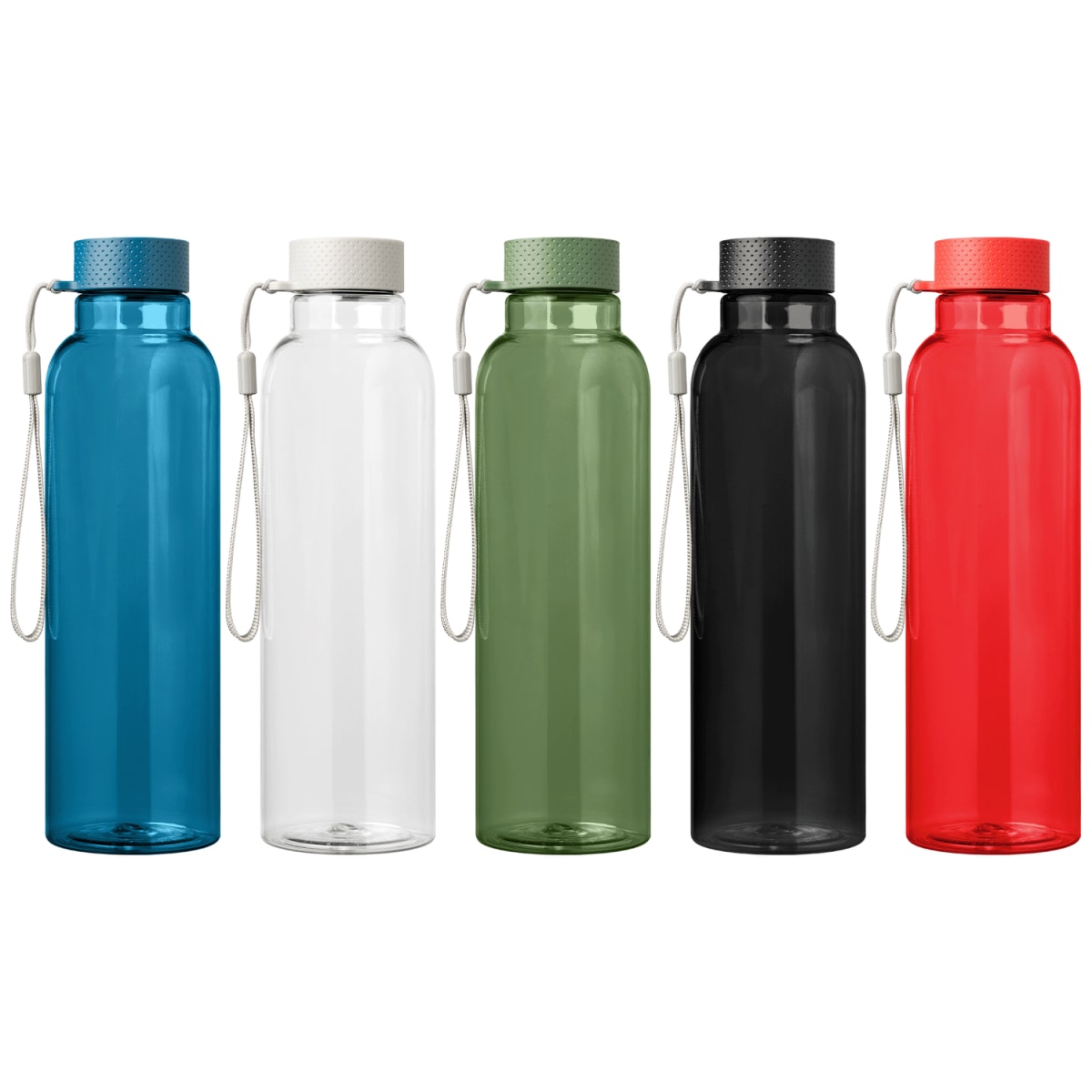 Branded 710ml Recycled PET Bottle with Wrist Strap