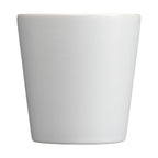 Branded Matte Handleless Ceramic Cup 180ml in White