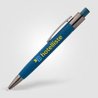 Branded Recycled Aluminium Pen with Oval Barrel