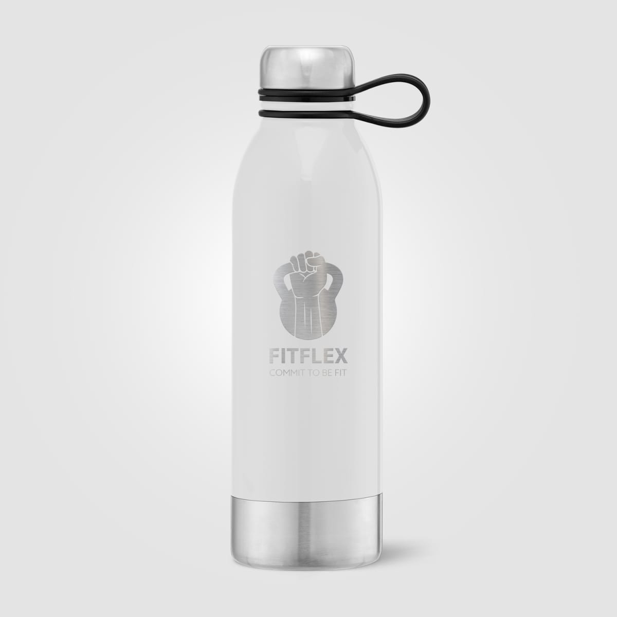 Branded 740ml Stainless Steel Sports Bottle
