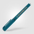 Branded Recycled Plastic Gel Pen with Rubber Grip