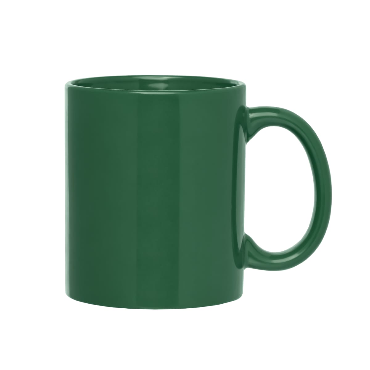 Branded Classic Colour Ceramic Coffee Mug 355 ml in Green