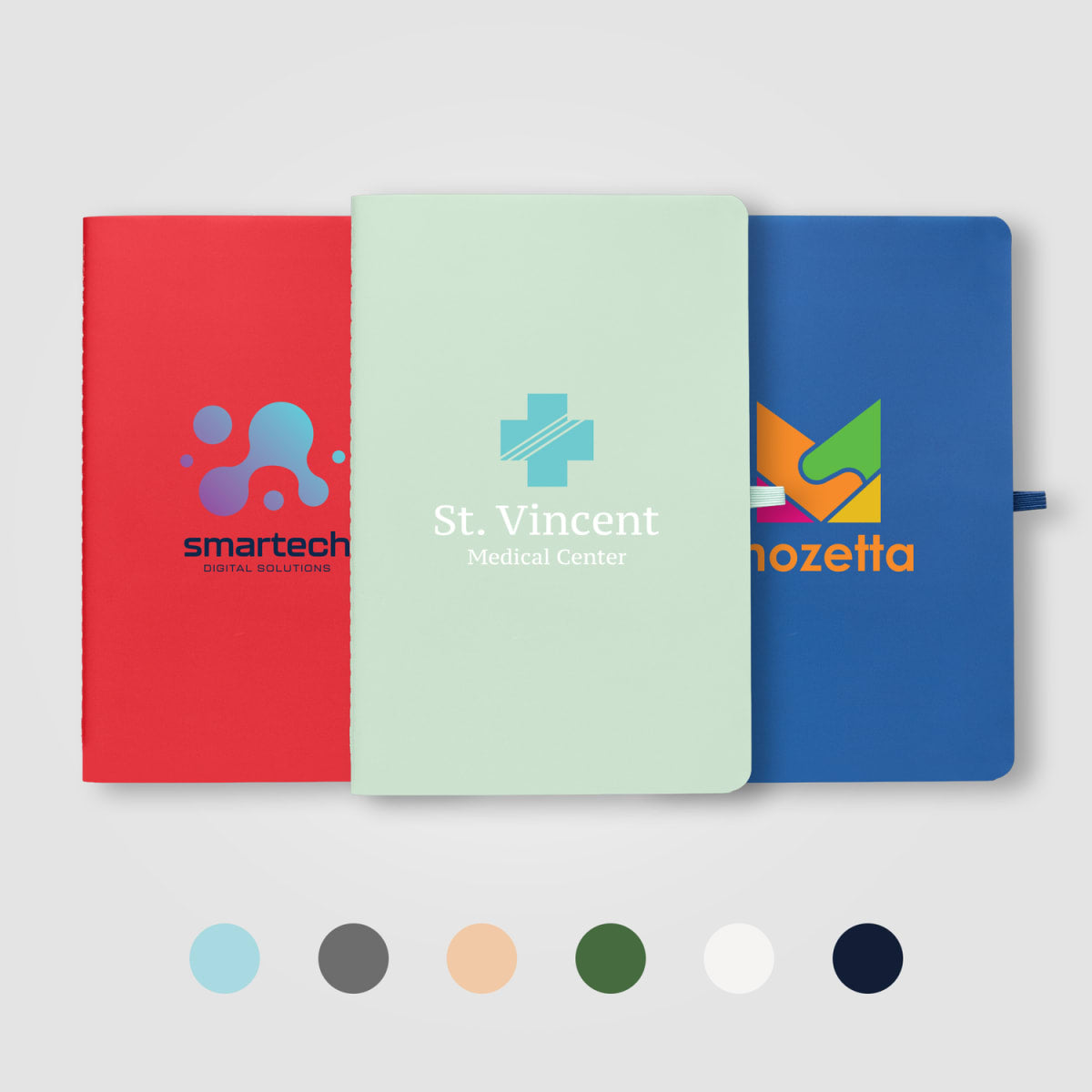 Branded Stone Paper Soft Touch Lined Journal - A5