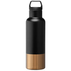 Branded Recycled Steel Insulated Bottle with Gold Engraving