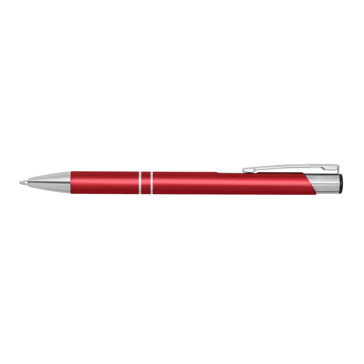 Branded Anodised Aluminium Slim Pen in Red