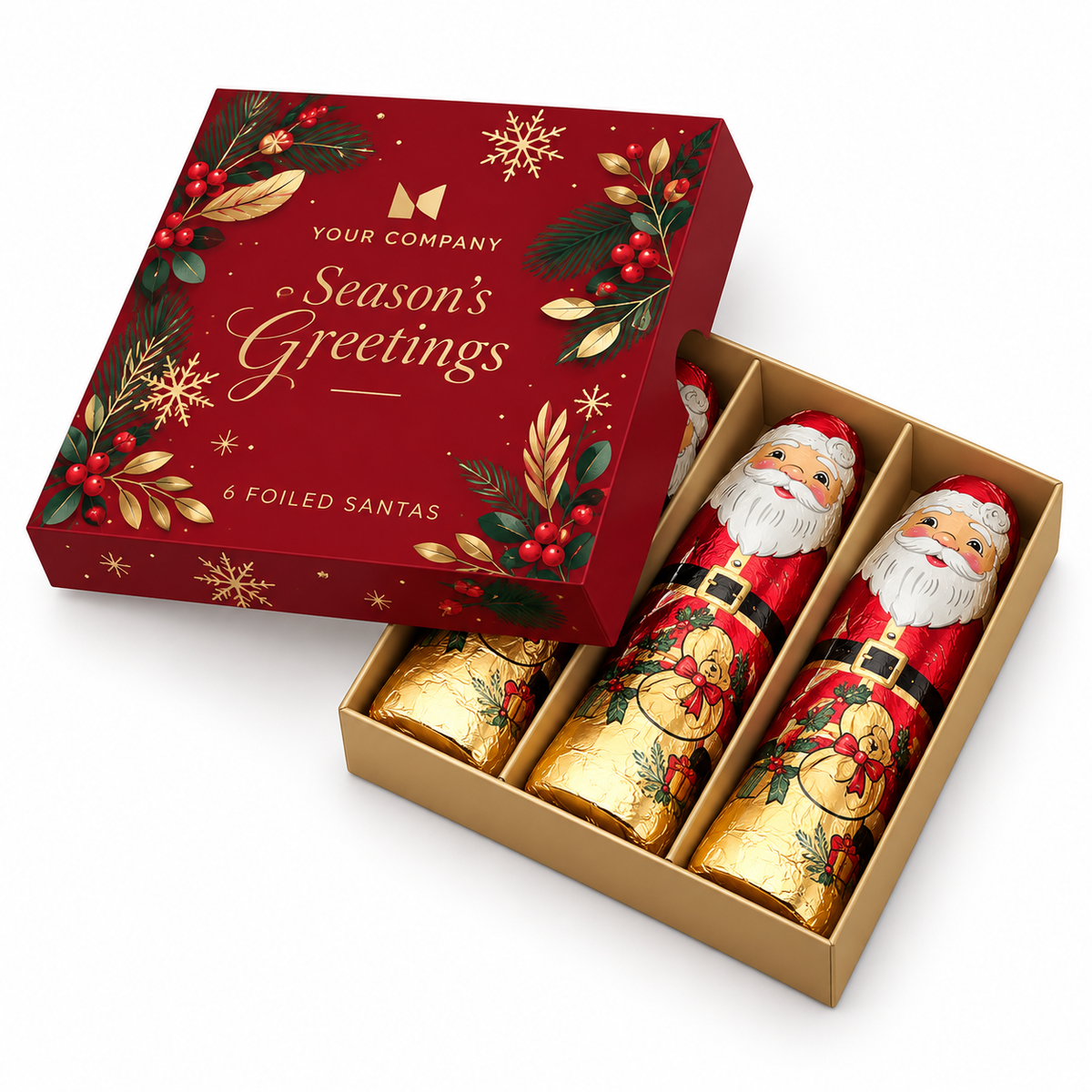 Branded Foiled Santas Treat Box