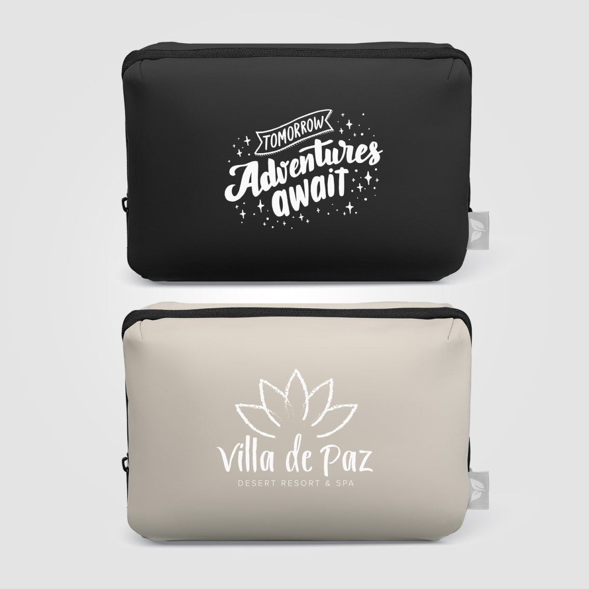 Branded Recycled PU Zippered Utility Pouch - 2L