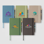 Branded Recycled Milk Carton A5 Notebook and Pen Set