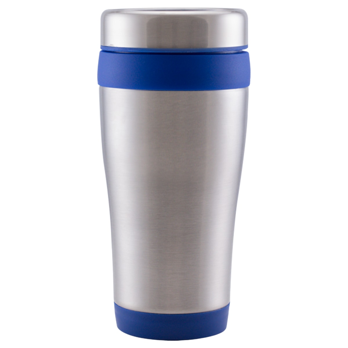Branded 475ml Stainless Steel Travel Tumbler in Blue