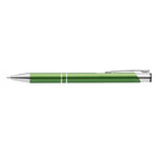 Branded Matte Anodised Aluminium Slim Pen in Green