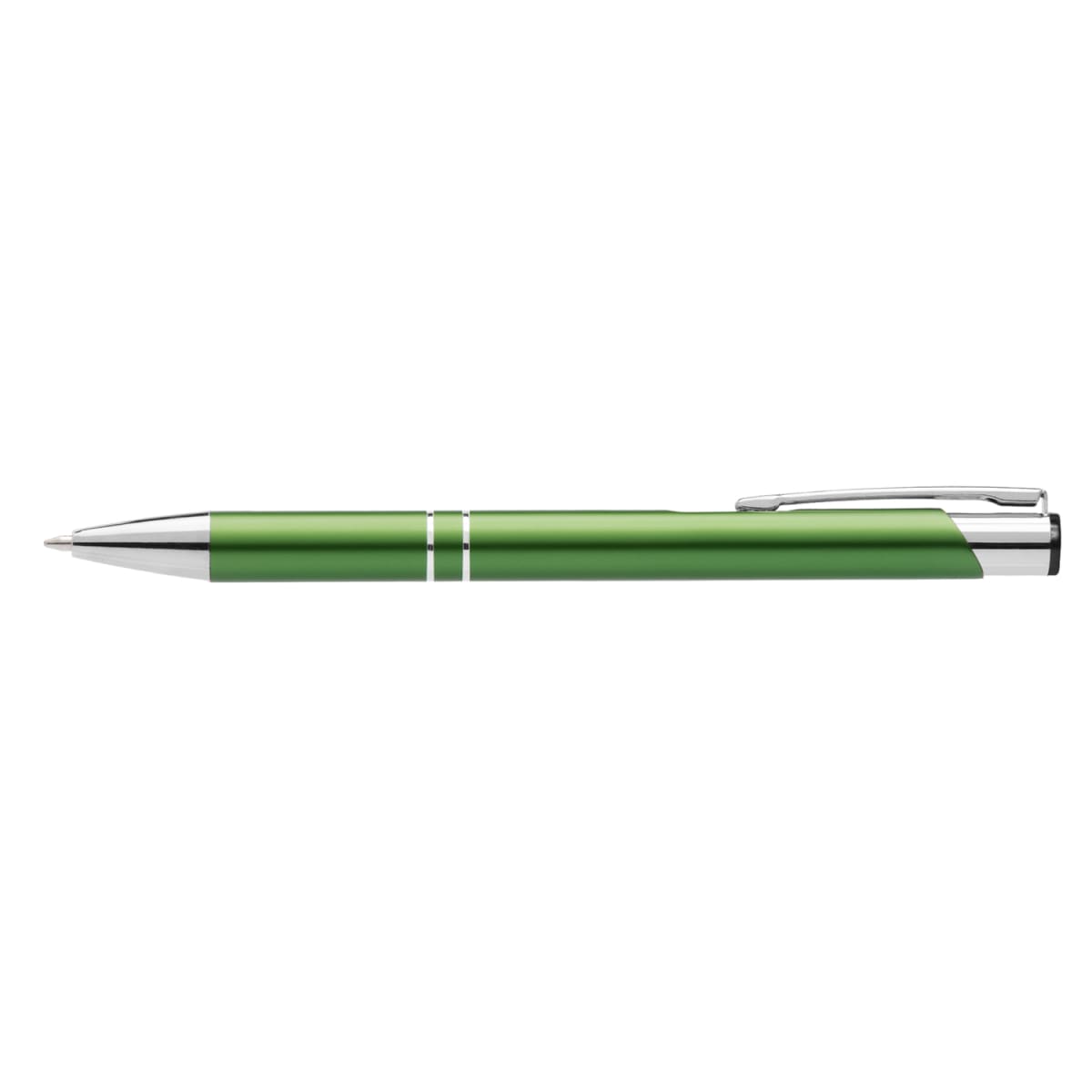 Branded Matte Anodised Aluminium Slim Pen in Green