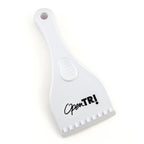 Branded Plastic Ice Scraper with Handle in White