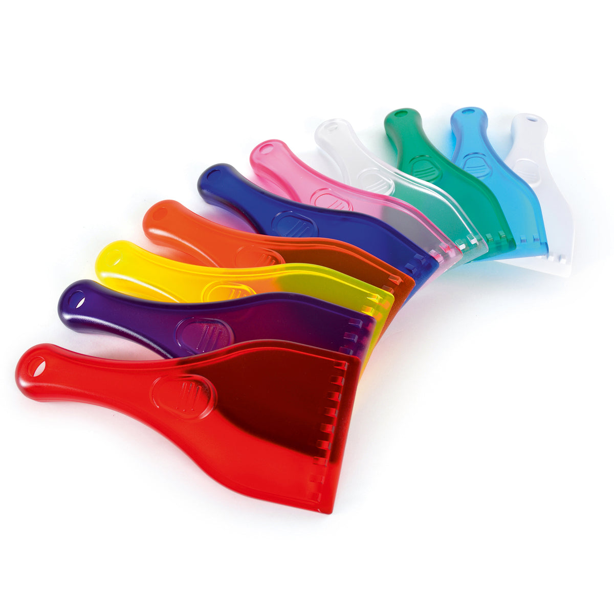 Branded Plastic Ice Scraper with Handle