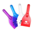 Branded Plastic Ice Scraper with Handle and Thumb Grip