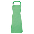 Branded Full Bib Apron in Polyester Cotton or Denim