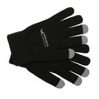 Branded Touchscreen Gloves with Coloured Fingertips