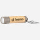 Bamboo LED Torch with Keyring