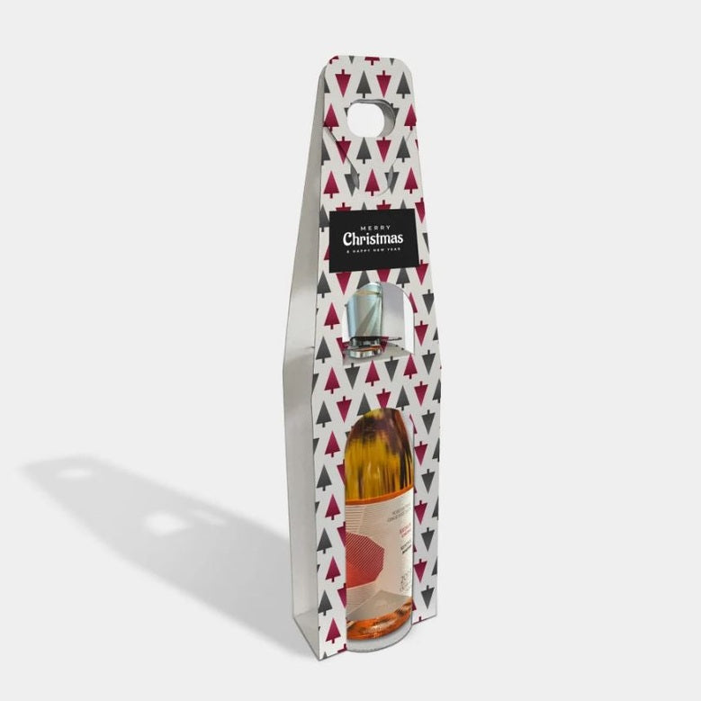 Personalised Corporate Christmas Wine Bottle Carriers