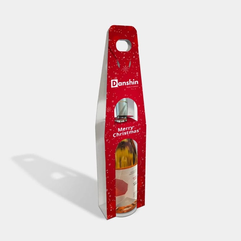 Personalised Corporate Christmas Wine Bottle Carriers