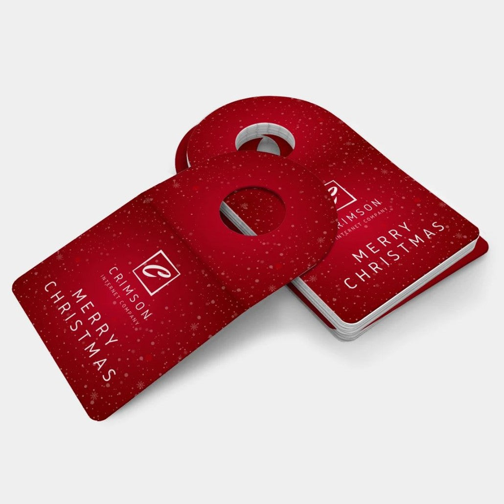 Christmas Corporate Bottle Neck Tags