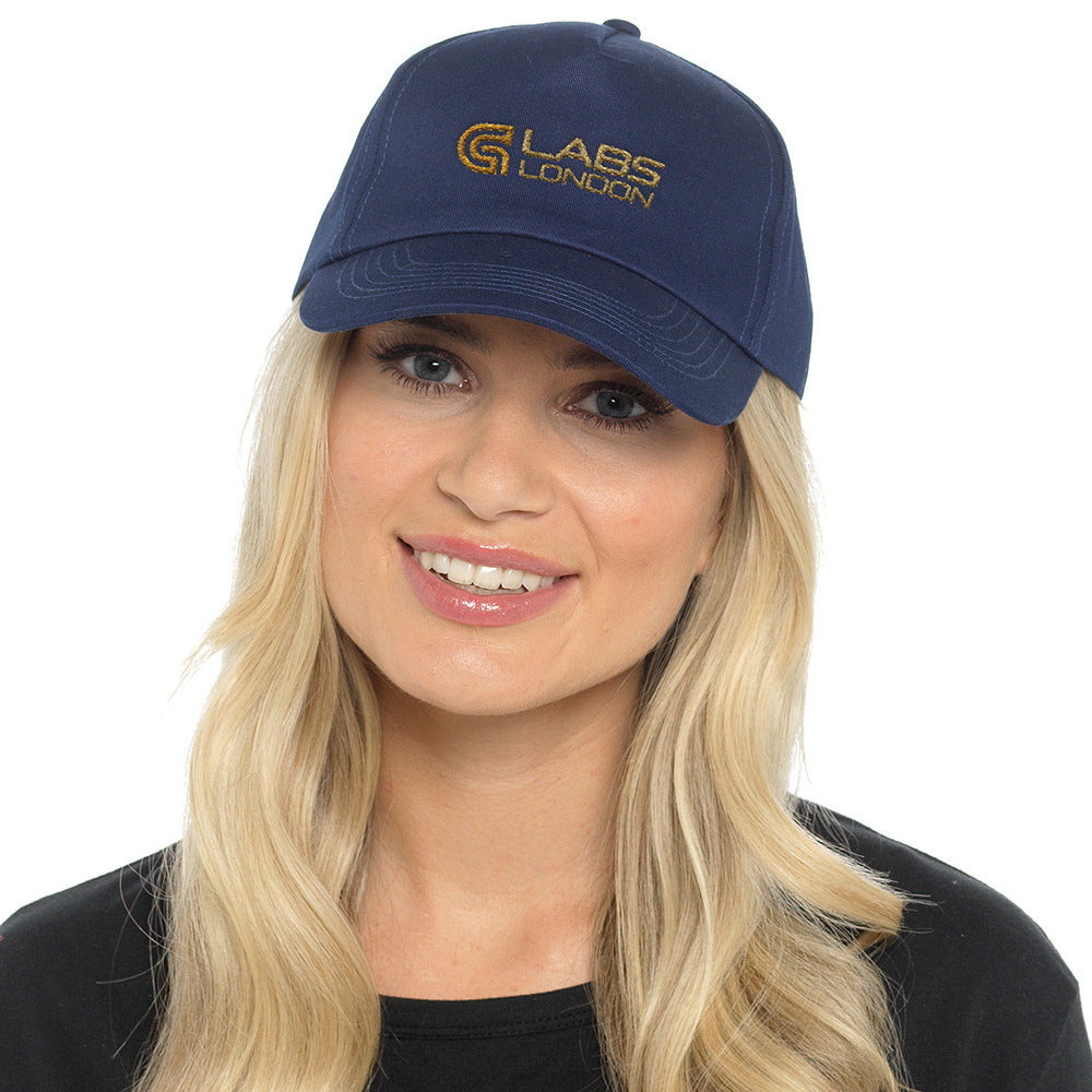 Branded Cotton Five Panel Cap with Tri-Glide Buckle