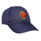 Branded Lightweight Polyester 5 Panel Cap in Navy