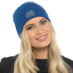 Branded Organic Cotton Double Knit Beanie Hat