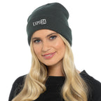 Branded Classic Cuffed Acrylic Beanie Hat
