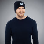 Branded Beanie Hat with Rechargeable LED Light