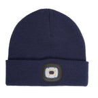 Branded Beanie Hat with Rechargeable LED Light