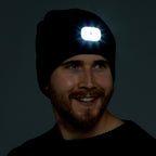 Branded Beanie Hat with Rechargeable LED Light