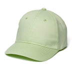Branded Kids Baseball Cap with Adjustable Fastener in Lime