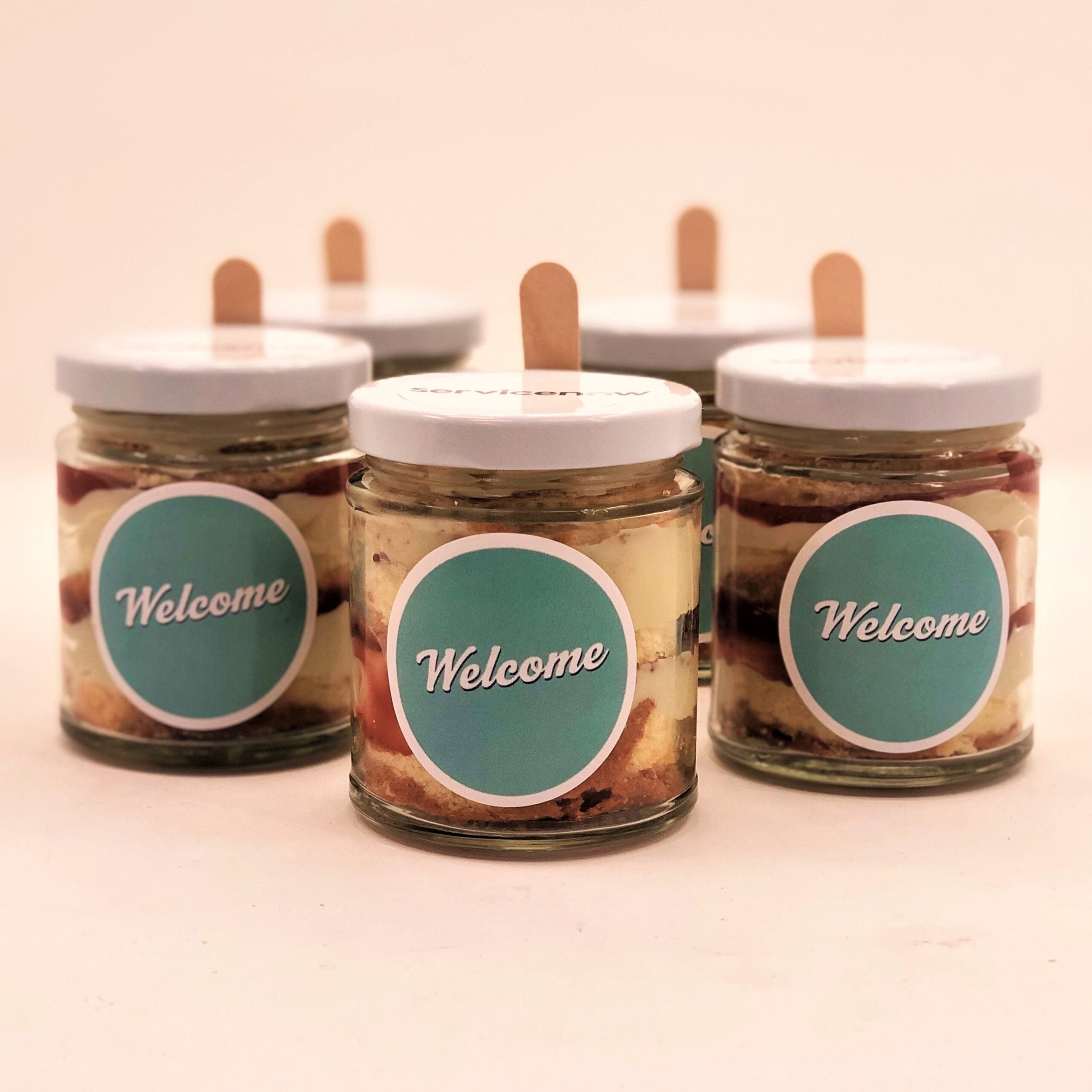 Branded Cake Jars
