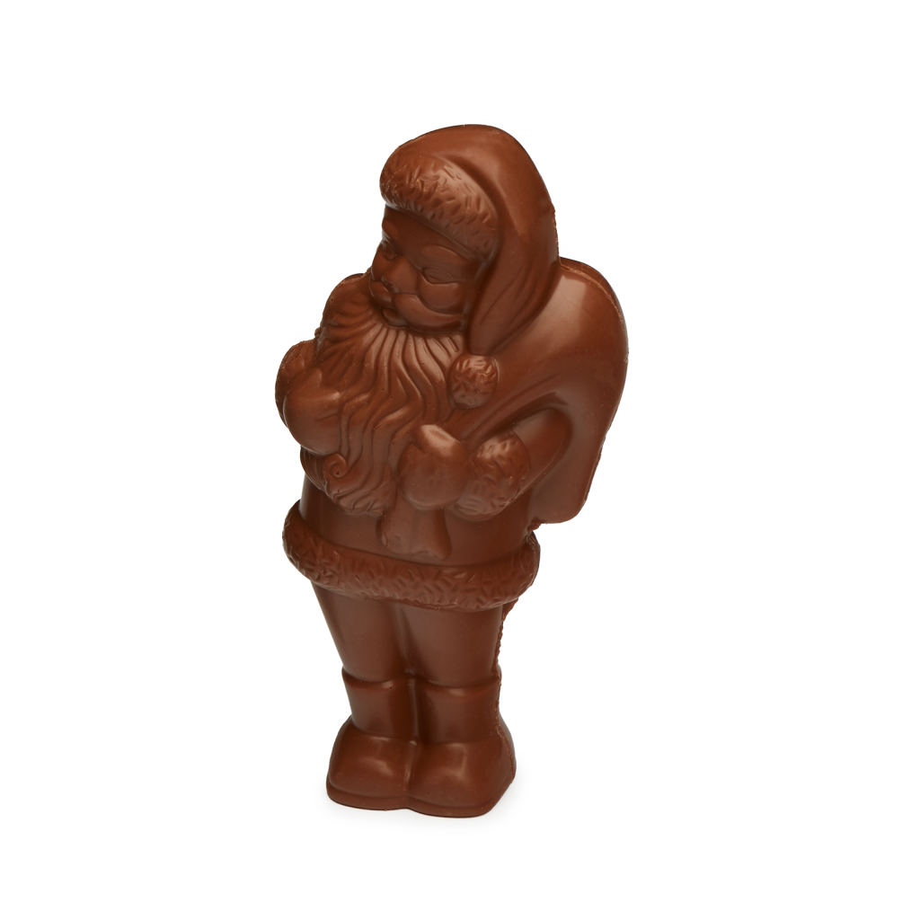 Branded Milk Chocolate Santa