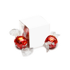 Unbranded Lindor truffles clear cube