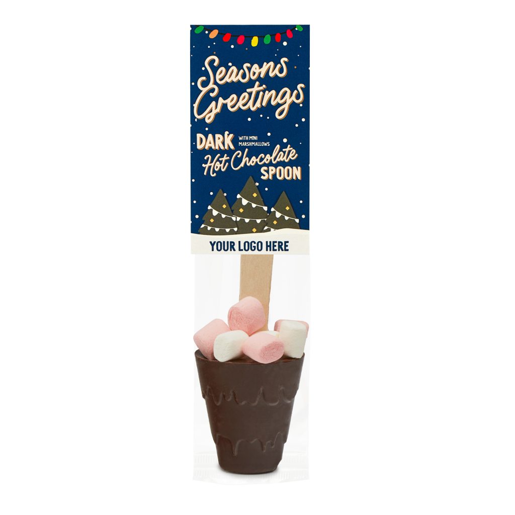 Branded Festive Hot Chocolate Spoon