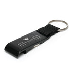 Branded Trolley Coin Bottle Opener Keyring