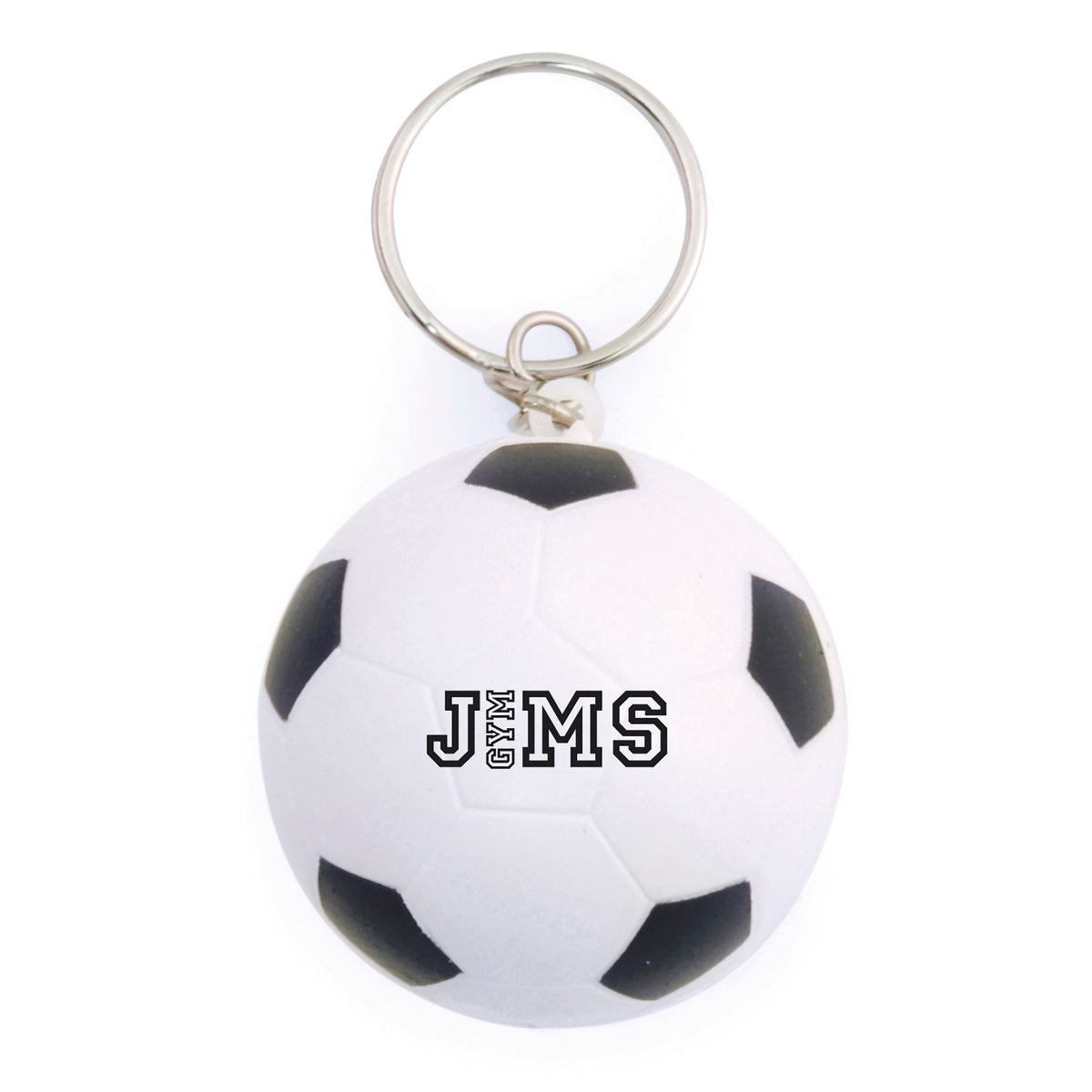 Branded Stress Football Keyring