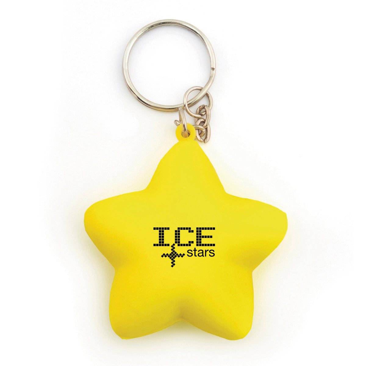 Branded Stress Star Keyring